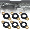 Puruoda Set of 6 Fuel Injector Line Passthrough Seals Compatible