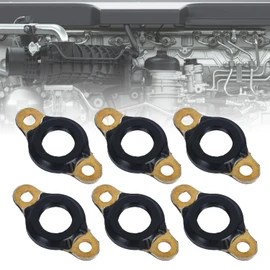 Puruoda Set of 6 Fuel Injector Line Passthrough Seals Compatible With Detroit Diesel Engines DD15 A4720780180, A4720780480
