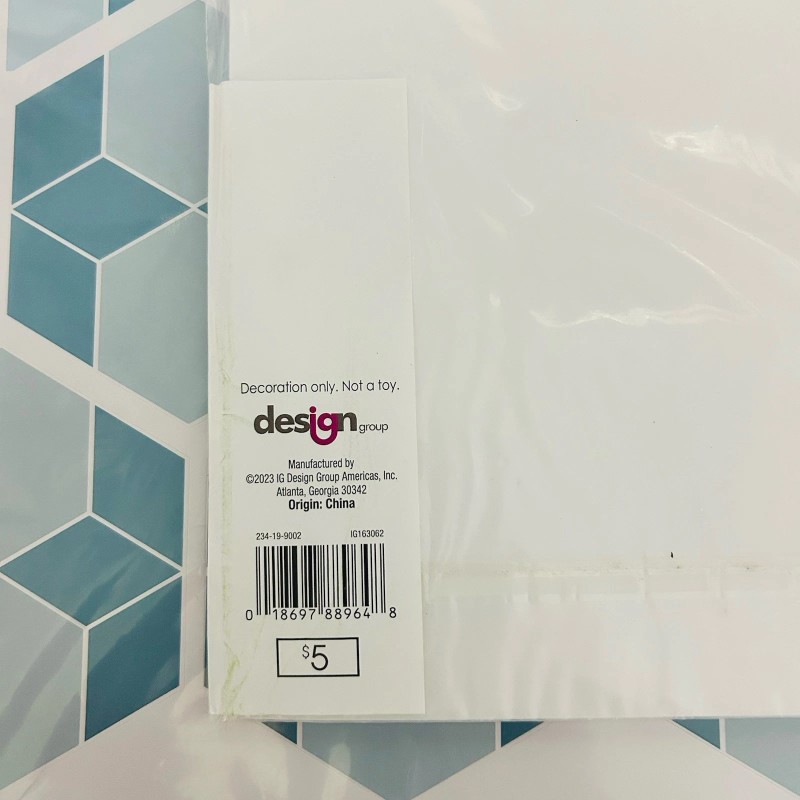 Design Group 10 Pk -Self Adhesive Wall Tiles Peel &