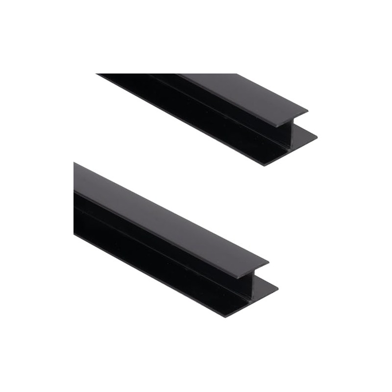2 pack 48" H-Trim for FRAYSCENT Slatwall Panel, Slatwall Trim