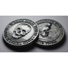 The Commemorative Coin Company MEMENTO MORI/VIVERE Antique Silver REMINDER COIN