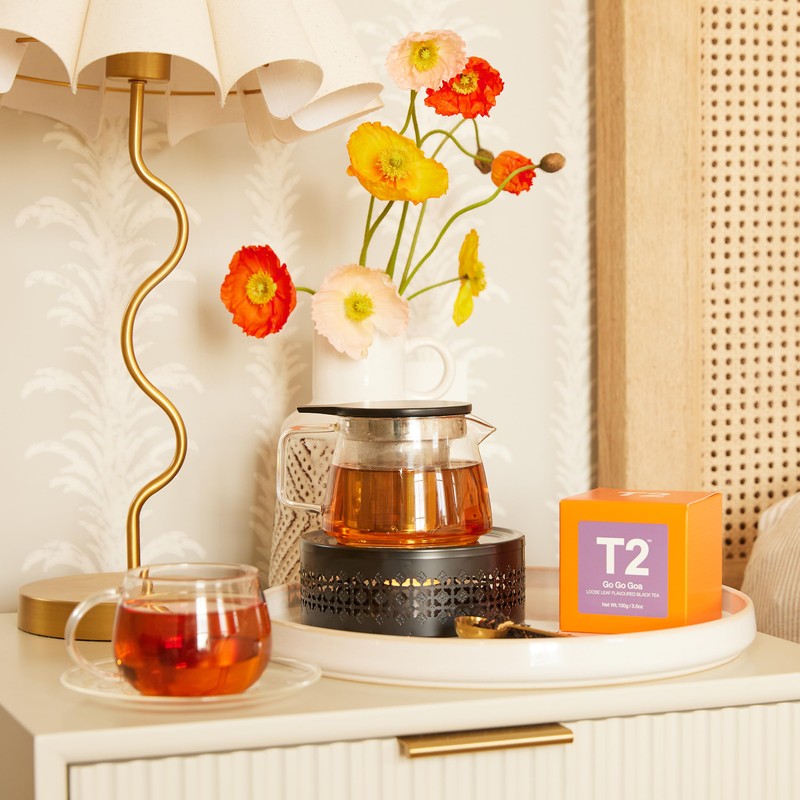T2 Tea Go Go Goa Black Tea, Loose Leaf Black