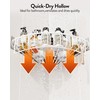 Orimade Corner Shower Caddy with 2 Hooks Wall Mounted Metal