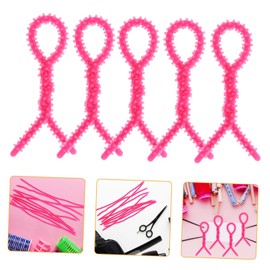 Vaguelly 50 Pcs Spiral Hair Rollers No Heat Curling Perm Rods for Women Small for Long Hair DIY Curls Lightweight Compact for Home Travel Use