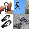 Jrzyhi 15pcs Mini Carabiner Buckle Spring Backpack Clasps Spring Carabiner