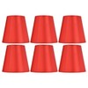 6PCS E14 Lamp Shade Fabric Lampshade Table Lamp Ceiling Lamp