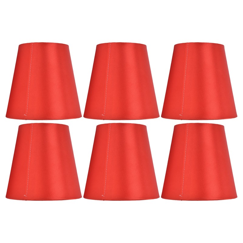6PCS E14 Lamp Shade Fabric Lampshade Table Lamp Ceiling Lamp