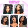 Deep Wave Lace Front Wigs Human Hair Pre Plucked