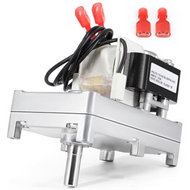 Hiorucet RP2022 Auger Feed Motor for Magnum Baby Countryside AC, Magnum T40 Insert AC, Magnum T40 Queen Ann Leg Unit AC, Winchester AC, Winchester Insert AC, 2RPM CW, Replace Number RP2022 / PH-CW2