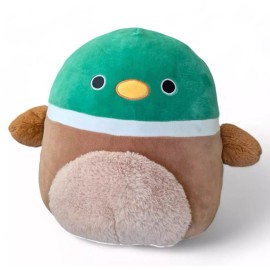 Squishmallows NWT Squishmallows 12” Avery Fuzzy Belly Mallard Duck Green Brown Wildlife Plush