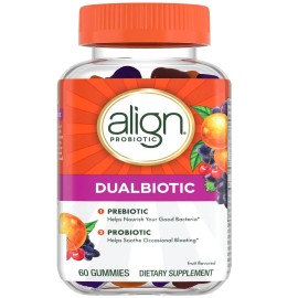 Align Dualbiotic, Prebiotics and Probiotics for Women and Men, Probiotics for Di