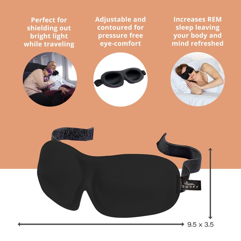Bucky 40 Blinks No Pressure Beauty & Travel Eye Masks,