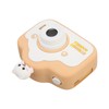 Kids Digital Camera Khaki 40MP HD Dual Camera Children's Cartoon