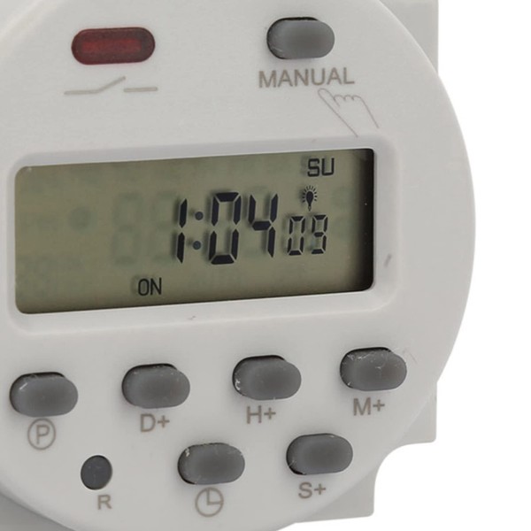 Mini Programmable Timer Switch 1 Second to 168 Hours Electronic