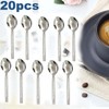 Buystarget 20pcs Teaspoons Set Stainless Steel Tea Spoons Food Grade