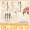 20pcs Small Alloy Snuff Spoons Mini Retro Spoon Powder Mini