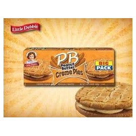 Little Debbie Peanut Butter Creme Pies 18.39 Oz (3 Boxes)