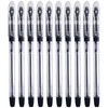 BLACK Ballpoint Pens, Gripper, BLACK, 0.5mm Fine Point, Pack of