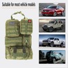 tactical car seat back organizer and storage truck seat covers