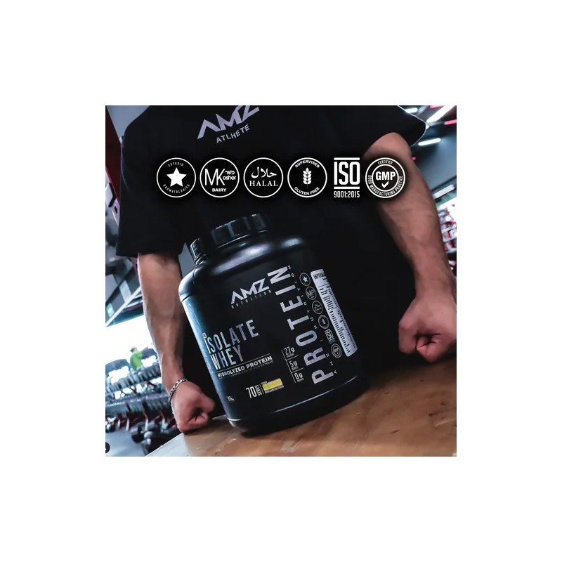 Isolate Whey Vainilla 2.310 K Amz Proteína Hidrolizada 27g