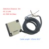 YXQ E3JK-R4M2 DC 12-24V Retroreflective Photoelectric Beam Sensor Switch w/Reflector