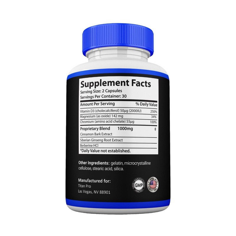 Titan Pro Supplement, Max Strength Formula For Men, TitanPro Pills