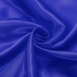 sourcing map Dark Blue Satin Fabric by The Yard, 2 Yards 60" Wide Silky Satin Fabric Solid Satin Cloth Fabric for Bridal Dress Wedding Decorations Crafts Sewing