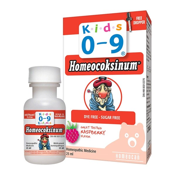 Homeocan Homeocoksinum Kids 0-9 Raspberry Flavor 25mL