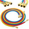 Air Conditioning Filling Hose Set of 3 R410a/R32 1.5 m