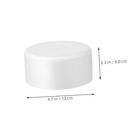 Zerodeko Replaceable PVC Pipe Cap Adapter Pipe End Plug for Leak Resistance Easy Installation PVC Tube End Cap for Secure Water Supply Fitting