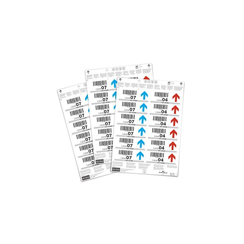 Durable Insert Labels 100 x 38 mm for Ticket Holders,