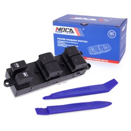 MOCA 901-875 DWS-391 6 Button Front Left Power Window Switch Fit 2005-2007 for Nissan Frontier, 2005-2007 for Nissan Xterra