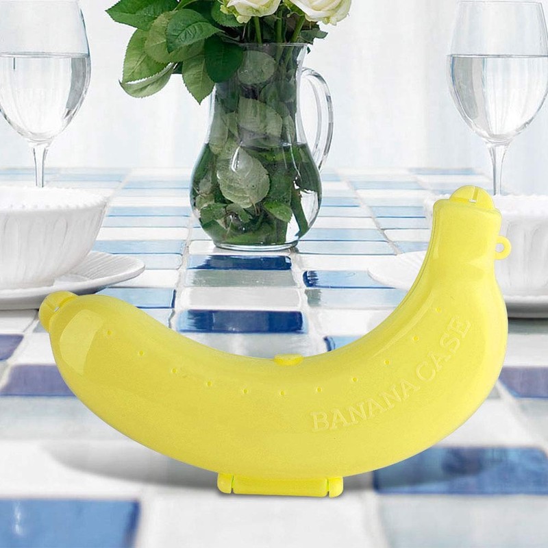 Banana Protector Box, Cute 3 Colors Plastic Fruit Banana Protector