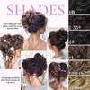 Elvirgel 5 PCS Messy Bun Hair Piece for Women Scrunchies