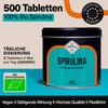 Organic Spirulina Tablets | 500 Tablets | Maximum Dose 3000mg