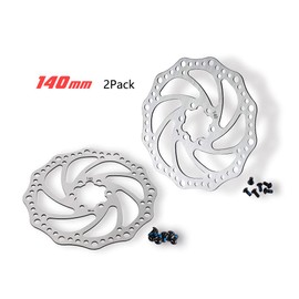 XYT WORLD 2Pcs 140mm Bicycle Disc Brake Rotor for MTB Mountain Bike with 12 Bolts Front Rear AU