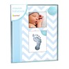 Pearhead Chevron Baby Memory Book with Clean Touch Ink Pad