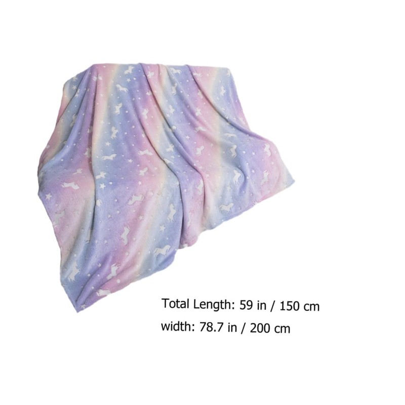 Levemolo Dark Blanket Fluffy Decorative Throw Warm Blanket for Boy
