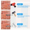 MECCANIXITY Concrete Wall Hook M6x90mm, Expansion Shoulder Eye Bolts Open