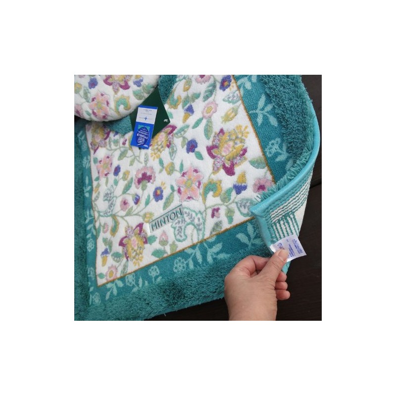 川島織物セルコン MINTON ミントン トイレマット リーガルハドンホールII グリーン 約60X65cm FT1590