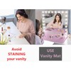 Makeup Mat for Vanity Top Protector, Cover Work Table Waterproof,
