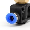 SNS Pneumatic Shut-off Valve, Throttle Check Valve with Plug-In Connection,