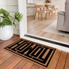 LuckyChu Welcome Door Mat Western Howdy Outdoor Indoor Entrance, Non