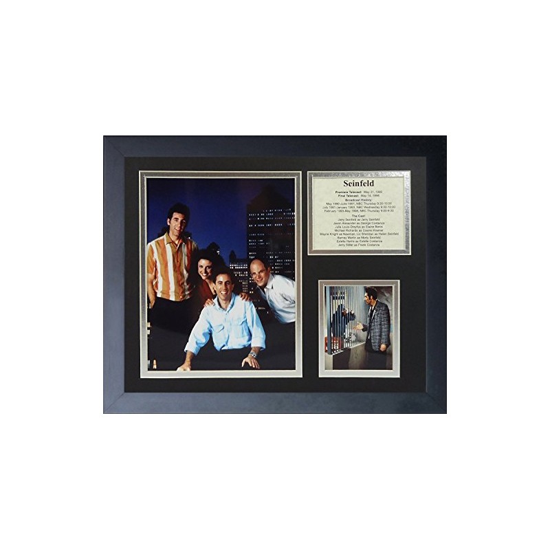 Legends Never Die "Seinfeld Framed Photo Collage, 11 x 14-Inch,