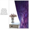 JADERYS Galaxy Blackout Curtains Black Forest Silhouettes Purple Nebula Starry