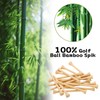 Acpetdr Pack of 50, Golf Tees, Bamboo Golf Tees, Golf