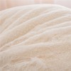 Holawakaka Standard Faux Fur Bed Rest Pillow with Arms, Rabbit