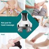Electric scalp massager, handheld 8-head massager,84-sections, stimulates hair growth and