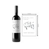40th Birthday Gift, Pairs Well With Turning Forty Wine Label