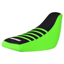 kawasaki 2007 - 2022 Kawasaki KFX 50 90 Seat Cover  FLO GREEN/BLK/FLO GREEN LOGO #317
